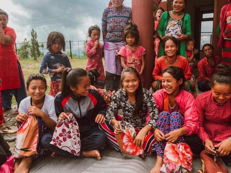 Girls in Nepal